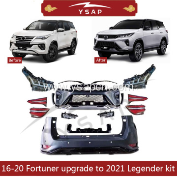 16-20 Fortuner upgrade to 2021 Legender body kit